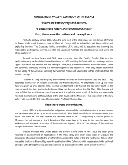 corridor of influence - High-TEK Frontier Military Historic Byway