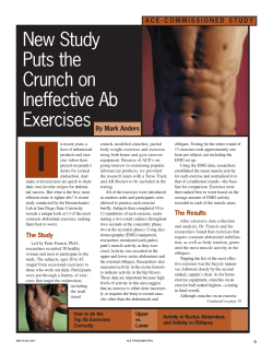 New Study Puts The Crunch