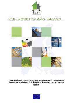D7.4a – Renovated Case Studies, Ludwigsburg
