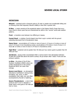 Severe Storms - Skagit County