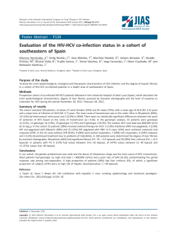 Evaluation of the HIV-HCV co-infection status in a cohort of