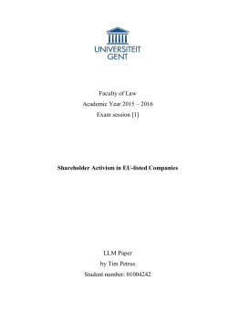 Faculty of Law Academic Year 2015 &ndash; 2016 Exam session [1