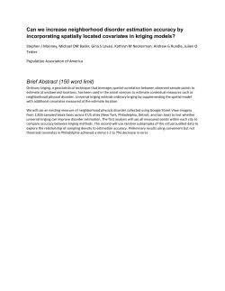 Can we increase neighborhood disorder estimation accuracy by