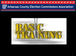 PDF - Arkansas County Election Commissions Association