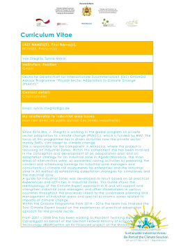 Curriculum Vitae - Sia Conference 2017
