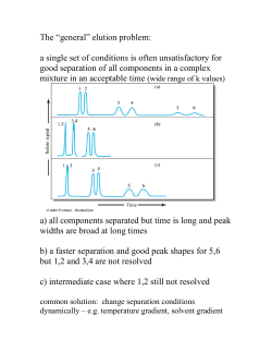 Gas Chromatography &ndash; Harris Chapter 24