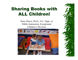 Sharing Books with ALL Children!