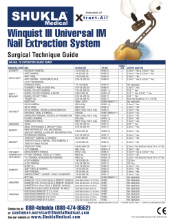 Surgical Technique Guide: The Winquist III