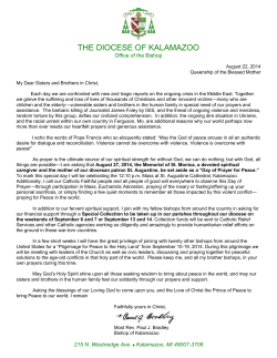 THE DIOCESE OF KALAMAZOO