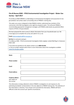 A copy of the water survey can be found here.