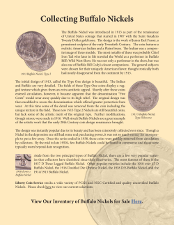 Collecting Buffalo Nickels