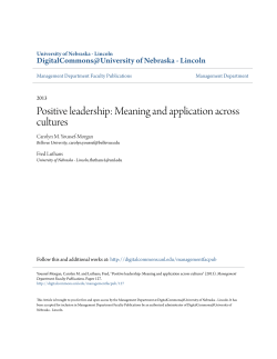 Positive leadership: Meaning and application across cultures