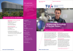 Science and Technology of Nuclear Fusion