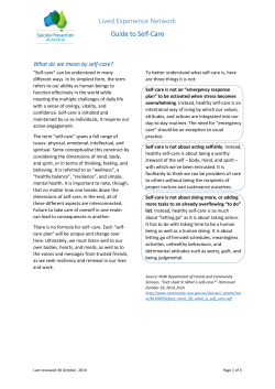 Guide to Self-Care - Roses in the Ocean