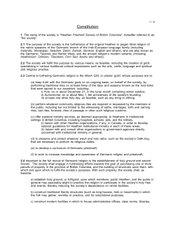 Constitution - Heathen Freehold Society of BC