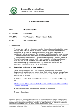CIB &ndash; Turf producers as Primary Producers