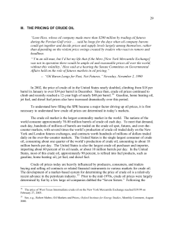 Sec III PRICING OF CRUDE OIL