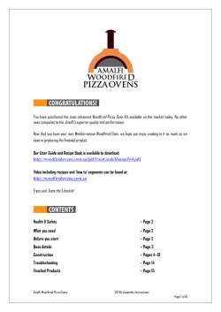 Amalfi Woodfired Pizza Ovens