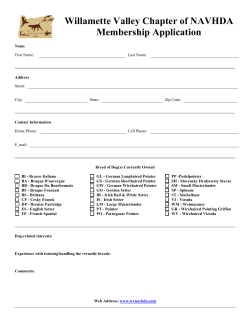 Membership Application