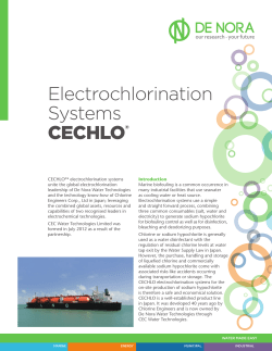 Electrochlorination Systems CECHLO