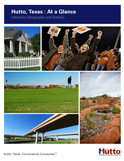 Hutto, Texas : At a Glance