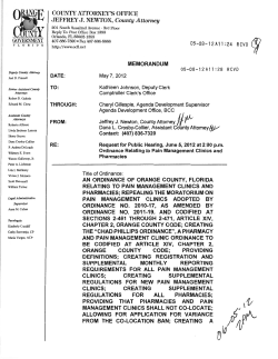 COUNTY ATTORNEY`S OFFICE JEFFREY J. NEWTON, County