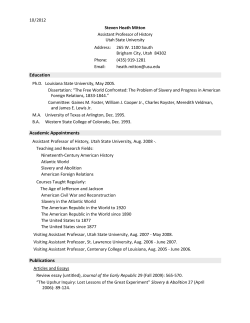 Steven Heath Mitton - USU History department