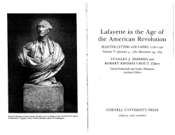 Lafayette in the Age of the American Revolution