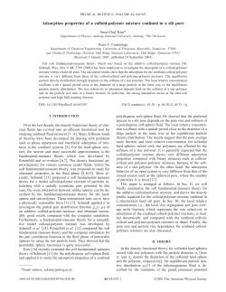 Adsorption properties of a colloid-polymer mixture