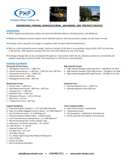please see our equipment list.