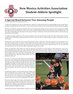 New Mexico Activities Association Student