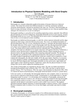 Concise Intro to Bond Graphs