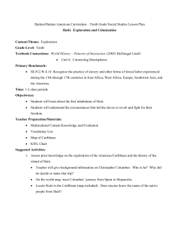 Haiti: Exploration and Colonization