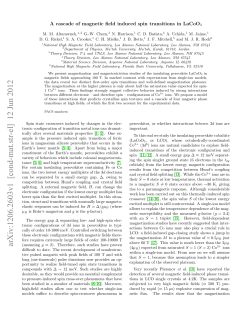 A cascade of magnetic field induced spin transitions in LaCoO3