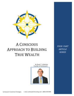 aconscious approach to building true wealth