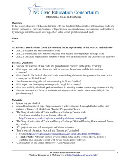 International Trade and Exchange - Database of K