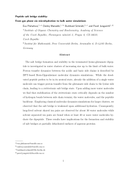 Peptide salt bridge stability: From gas phase via microhydration to