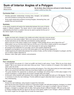 Sum of Interior Angles of a Polygon - OISE WordPress