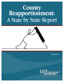 County Reapportionment - National Association of Counties