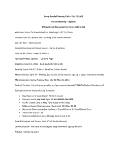 parent packet spring 2016 - Camp Randall Rowing Club