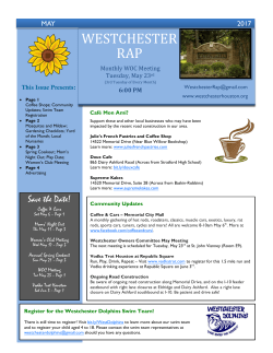 May RAP - Westchester