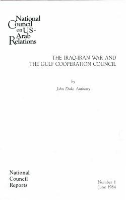 The Iraq-Iran War and The Gulf Cooperation Council