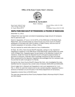 MAPLE PARK MAN GUILTY OF POSSESSING 12 POUNDS OF