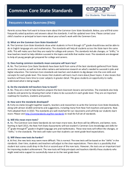 Common Core State Standards
