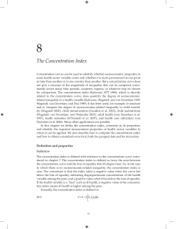 The Concentration Index