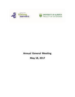2017 - Edmonton Lifelong Learners Association (ELLA)