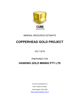 Copperhead JORC Resource