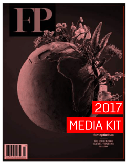 2017 MEDIA KIT - Foreign Policy Group