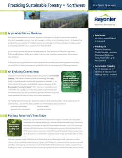 Practicing Sustainable Forestry • Northwest