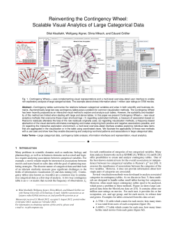 Reinventing the Contingency Wheel: Scalable Visual Analytics of
